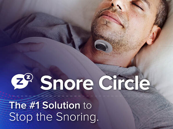 Snore Circle Anti-Snoring Sleep Aid Muscle Stimulator | StackSocial