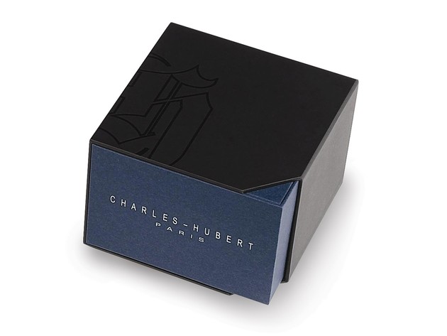 Ladies Charles Hubert Titanium White Dial Watch Ladies charles-hubert paris watch - Gem