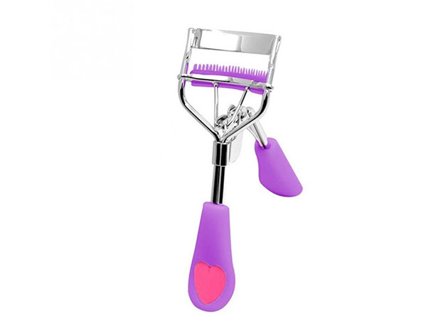 Eyelash Curler with Comb (White)