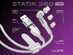 Statik® 360 Pro 100W Universal Magnetic Charge Cable (6ft/White)