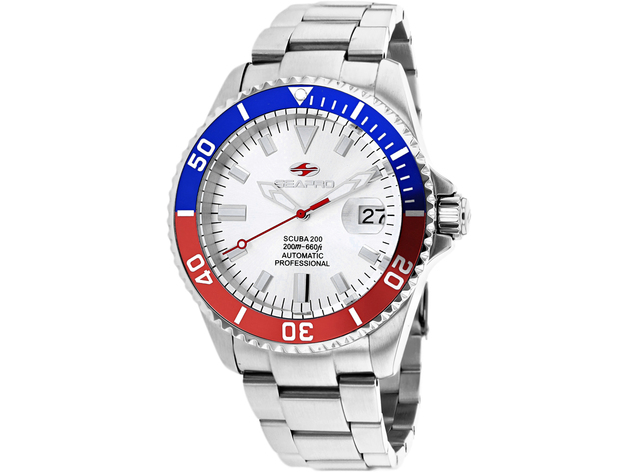 Seapro Men's Scuba 200 Silver Dial Watch - SP4320