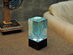 Block Resin Lamp (Ice)