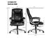 Costway Big & Tall Office Chai Ergonomic Swivel Chair w/ Lumbar Support - Black