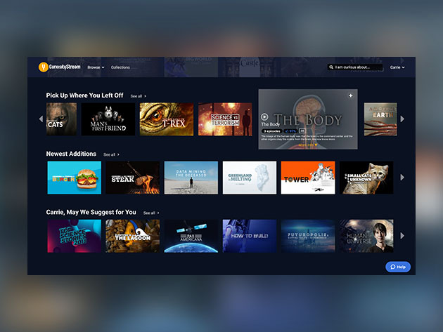 CuriosityStream: 3-Yr Subscription