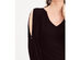 INC International Concepts Women's Petite Split-Sleeve Rhinestone-Button Top Black Size 44
