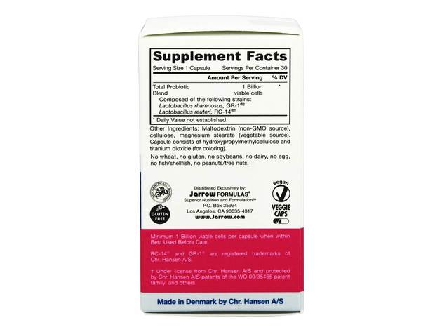 Jarrow Formulas - Fem-Dophilus Shelf Stable Probiotic Supplement 1 Billion CFU - 30 Vegetarian Capsules