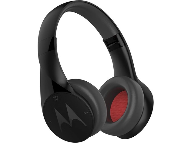 Motorola Sphere 2-in-1 Bluetooth Speaker with Over-Ear Headphones - Black