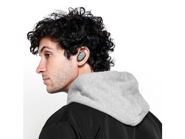 Skullcandy Push True Bluetooth Stereo Wireless Water Resistant In Ear Earbuds, Dark Gray (New Open Box)