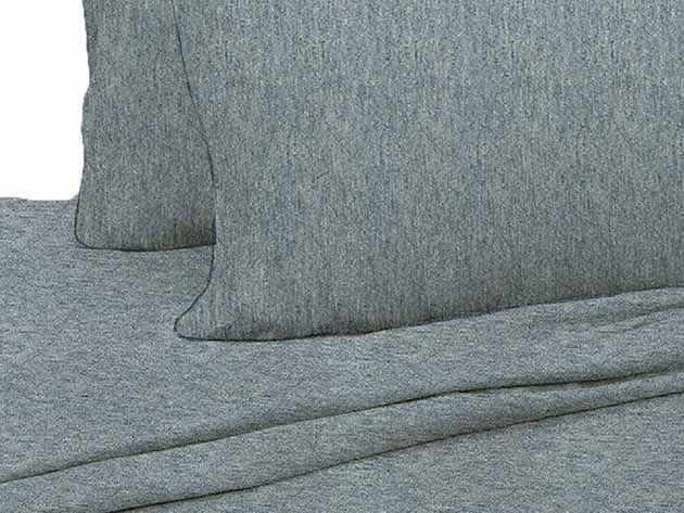 Soft Tees Luxury Cotton Modal Jersey Knit Sheet Set (Chambray)