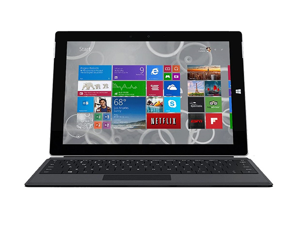 Microsoft Surface 3 Atom 4GB 128GB SSD Touch Windows 10 Pro - Black (Refurbished)