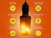 Lumeflame Flickering LED Flame Bulbs (2-Pack)