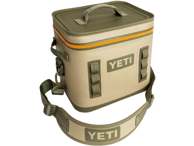 Yeti 18060130002 Hopper Flip 12 Soft Cooler - Field Tan/Blaze Orange