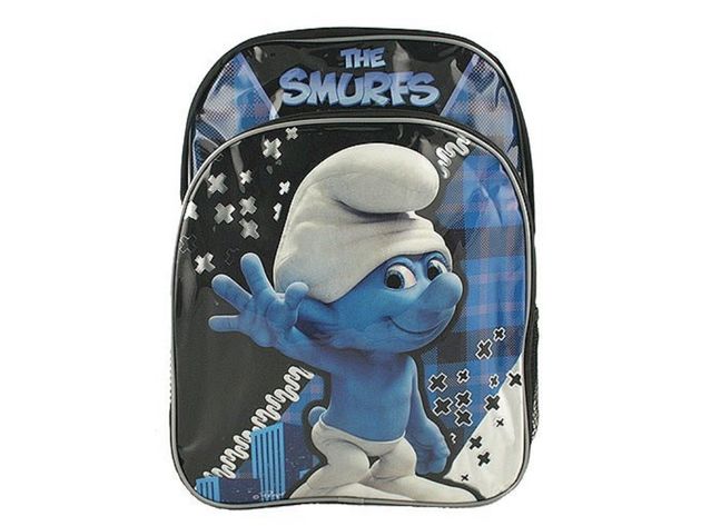 Backpack - Smurfs - Large 16 Inch - Blue