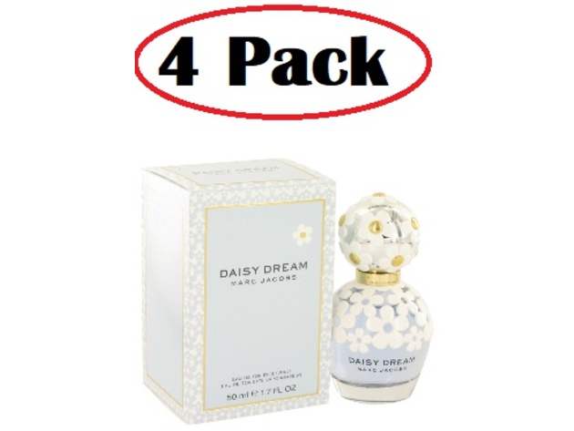 4 Pack of Daisy Dream by Marc Jacobs Eau De Toilette Spray 1.7 oz