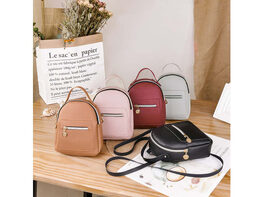 Leather Backpack Purse