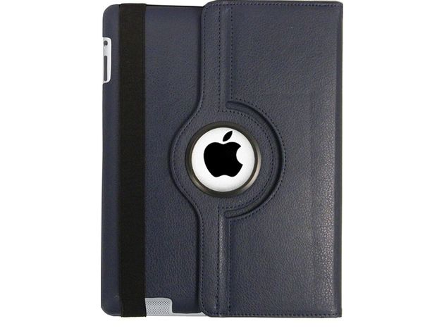 Urban Drama Case for iPad 2 3 4, Faux Leather Folio Folding Stand Smart Cover Auto Wake, Red (New Open Box)