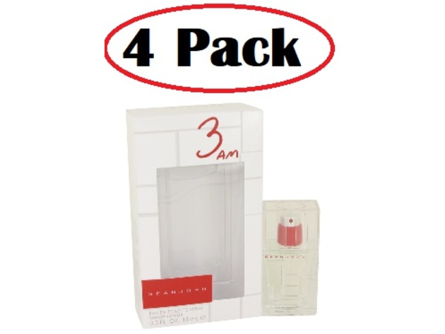 4 Pack of 3am Sean John by Sean John Eau De Toilette Spray .5 oz