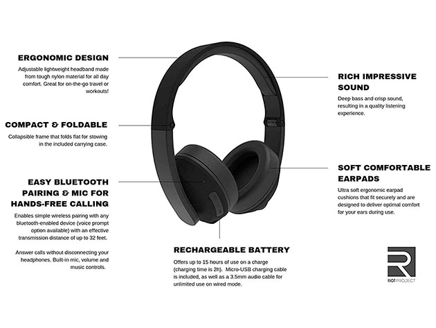 RIOT HiFi Over-Ear Headphones