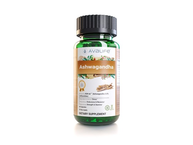Avalife Ashwagandha Capsules for Men & Women - Gluten Free, Vegan & Non-GMO - 60 Capsules