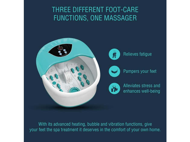 5 in 1 Foot Spa/Bath Massager with Tea Tree Oil Foot Soak with Epsom Salt