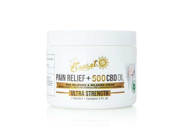 Sunset CBD Pain Relief Cream (500 Mg) | Mandatory