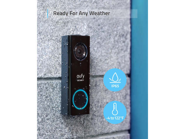 eufy Video Doorbell 2K (Wired) (Renewed)