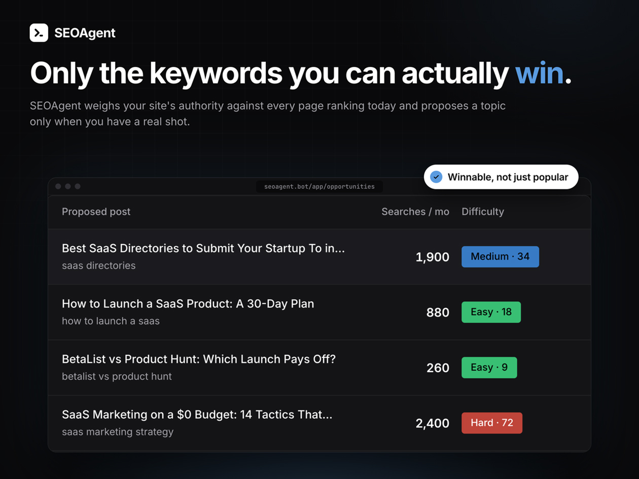 SEOAgent: Lifetime Subscription (Tier 4)