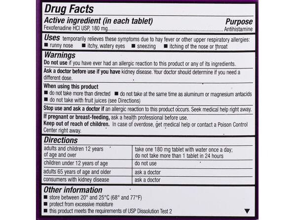 CVS Health Original Prescription Strength Allergy Relief Antihistamine