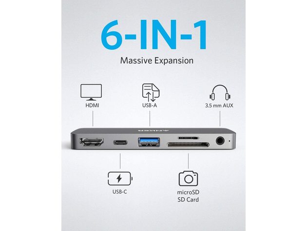 Anker PowerExpand Direct 6-in-1 USB-C PD Media Hub