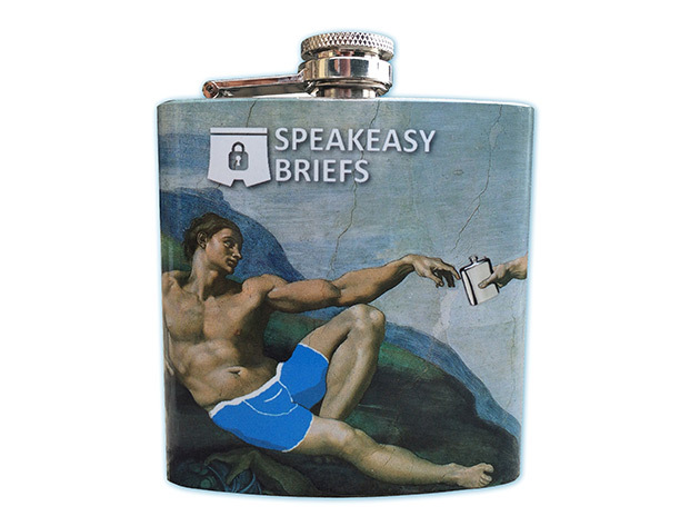Speakeasy Party Package: Briefs & Flask