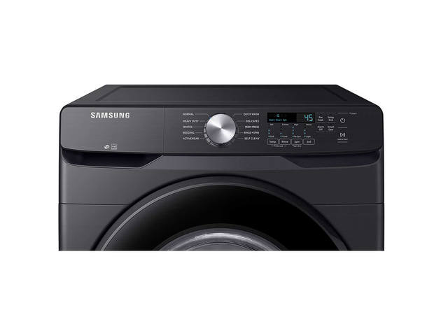 Samsung WF45T6000AV 4.5 Cu. Ft. Black Stainless Steel Front Load Washer