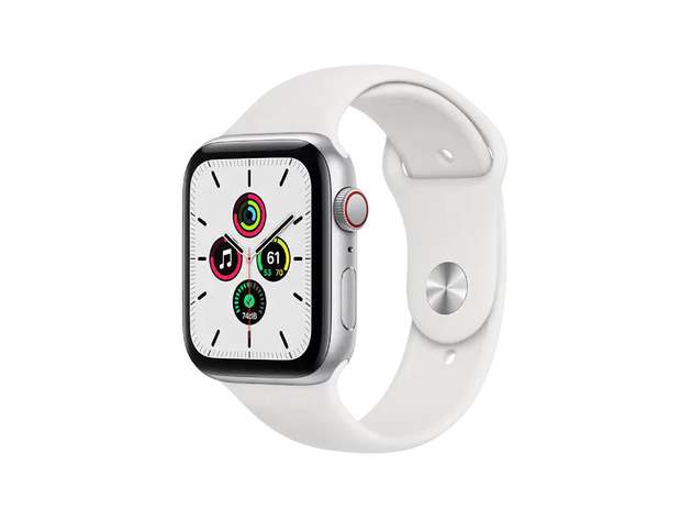 Apple Watch Series SE 32GB - 44mm/Silver (Refurbished Grade A: GPS + Cellular)