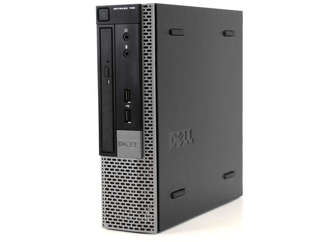 Dell OptiPlex 790 Ultra Small Form Factor Computer PC, 3.10 GHz Intel Core i3, 4GB DDR3 RAM, 120GB SSD Hard Drive, Windows 10 Home 64Bit (Renewed)