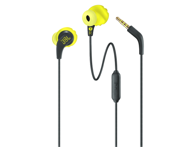 JBL Endurance RUN: Wired Sport In-Ear Headphones (Yellow)