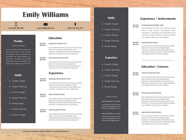 15 Resume Templates + Course Bundle