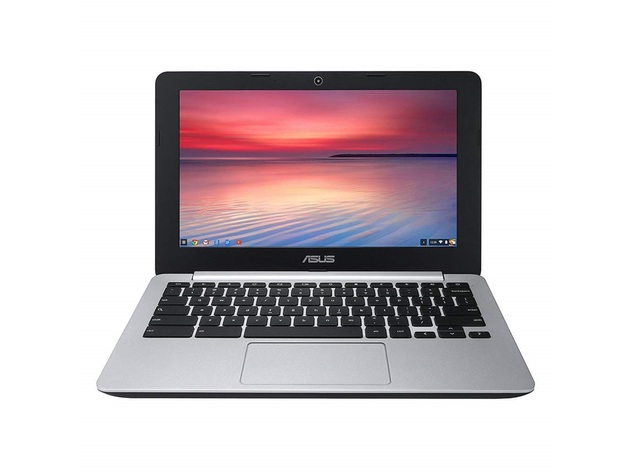ASUS C200MA-EDU 11" Chromebook, 2.16GHz Intel Celeron, 2GB DDR3 RAM, 16GB SSD Hard Drive, Chrome (Renewed)