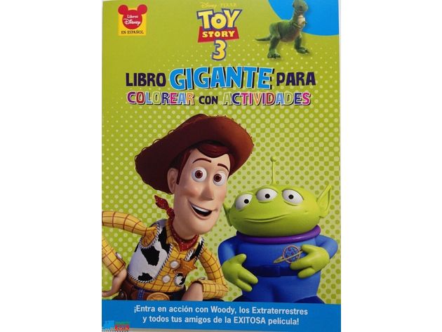 Toy Story Buzz Woody Jessie Jumbo 64 pg. Coloring and Activity Book - Green