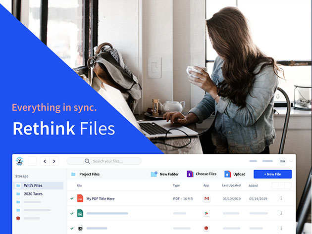 Rethink Files 2TB Cloud Storage + Organization: 5-Yr Subscription