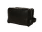 Genuine Leather Travel Toiletry Bag - Dopp Kit Organizer - Black