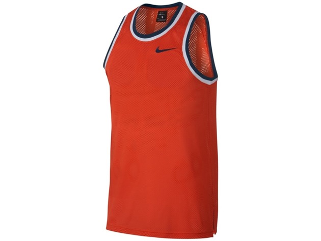 Nike Men's Dri-Fit Mesh Basketball Jersey Pink Size Medium