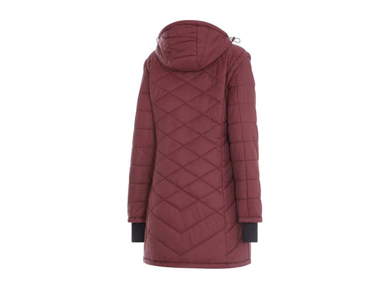 Women's Helios Hybrid Heated Coat (Burgundy/Medium)