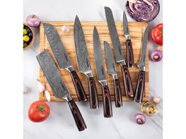 Seido™ Japanese Master Chef's 8-Piece Knife Set w Gift Box