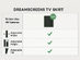 Dreamscreens TV Skirt Flex - Cord & Mount Concealer for Wall Mounted TVs