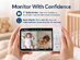 Babysense Prisma: HD Non-Wi-Fi Video Baby Monitor (2 Cameras)