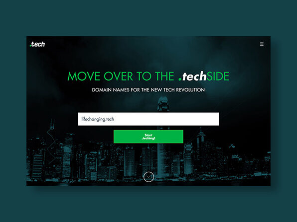 .tech domain name - 1 year subscription - Product Image