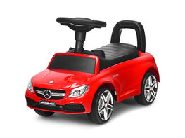 AMG Mercedes Benz Licensed Kids Ride On Push Car with Music Horn and Storage White\Black\Red - Red