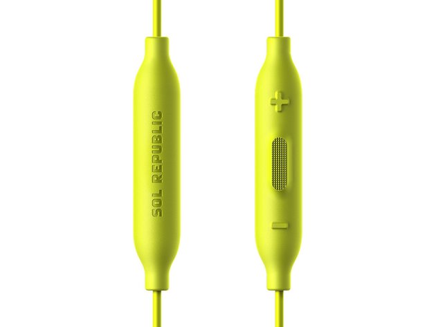 Sol Republic Relays Sport Wireless Headphones  with Mic, Music & Siri Control - Yellow