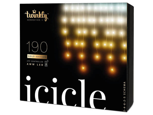 Twinkly TWI190GOP 190 LED Icicle - Gold Edition