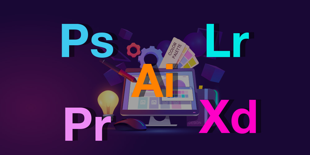 Learn Adobe Photoshop, Premiere Pro, XD, Lightroom, & Illustrator