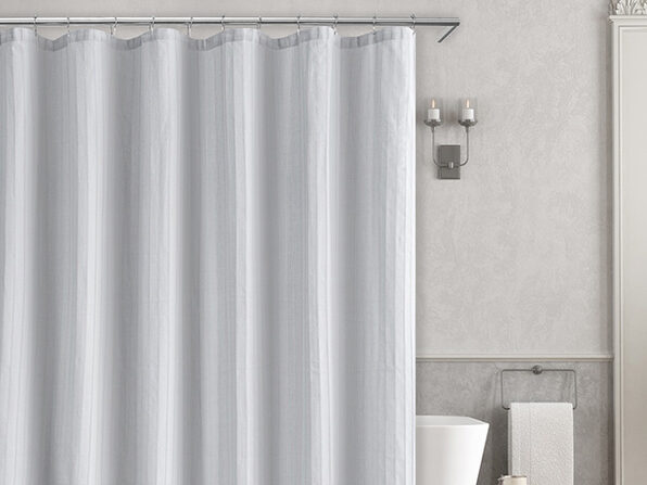 Connie Shower Curtain /Silver - Product Image